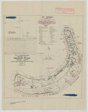 G-2 Situation Map: Kwajalein Atoll, Kwajalein Island