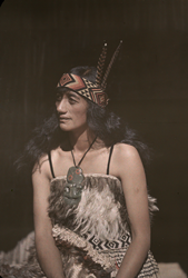 Maori woman, New Zealand