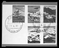 Series of 'mission stamps' issued by New Guinea.