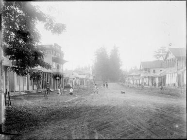 Chinatown area of Rabaul, New Guinea, ca. 1929 / Sarah Chinnery