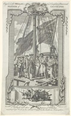 A chief and other natives of O-Taheitee visiting Captn. Cook in his second voyage to the Southern Hemisphere / Wale delin.; Grignion sculp