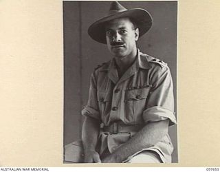 LAE, NEW GUINEA. 1945-10-04. LIEUTENANT COLONEL M.F. BROGAN, HEADQUARTERS FIRST ARMY