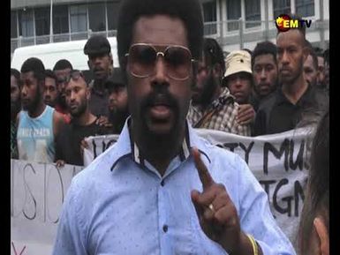 UPNG STUDENTS PROTEST