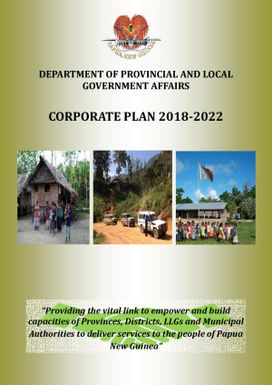 Department of provincial and local government affairs corporate plan 2018-2022.