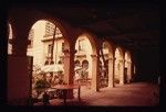 YWCA Honolulu, Metropolitan Headquarters, exterior, Loggia, Court