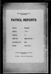 Patrol Reports. Western District, Daru, 1936 - 1937