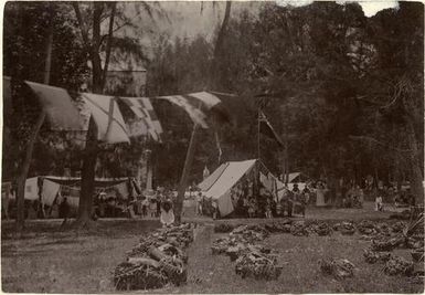 Food to be divided at a feast