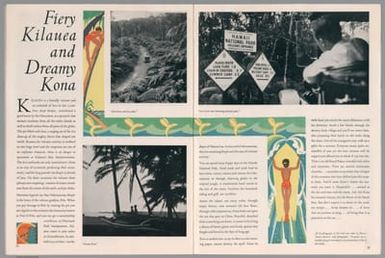 (Text Page) Fiery Kilauea and Dreamy Kona.