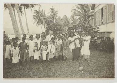 Farewell party at Mulinu'u, Samoa