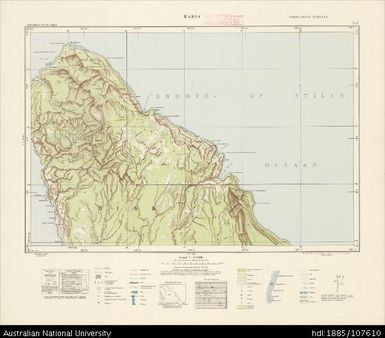 Indonesia, Western New Guinea, Warsa, Series: Nederlands-Nieuw-Guinea, Sheet 7-P, 1958, 1:100 000