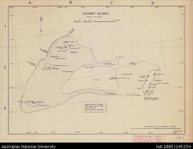 Solomon Islands, Stewart Islands, 1968?, 1:31 680