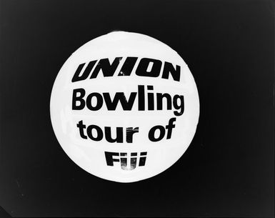 "Union Bowling tour of Fiji" text