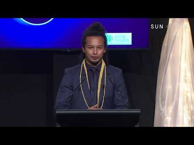 SunPix Pacific Peoples Awards 2017 - Tommy Ikitogia speech