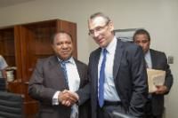 Visit of Andris Piebalgs, Member of the EC, to Papua New Guinea