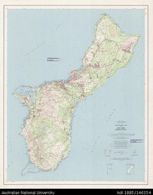 Mariana Islands, Guam, 1978, 1:50 000