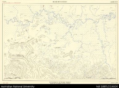 Papua New Guinea, Ambunti, Road Inventory Series, Sheet 10, 1:250 000, 1967