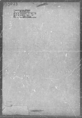 Missing Air Crew Report number 10023