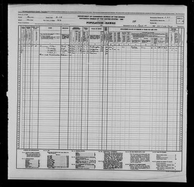 1940 Census Population Schedules - Hawaii - Hawaii County - ED 1-25
