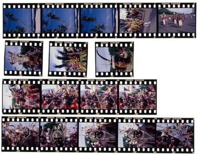 South Pacific Festival of the Arts, Apia, 1996. Papua New Guinean Independence Day parade and Paradise Beach