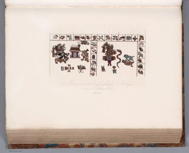 XIII. Manuscrit hieroglyphique azteque, conserve a la bibliotheque du Vatican, 56.