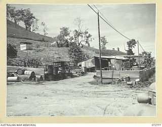 PORT MORESBY, NEW GUINEA. 1944-05-01. THE CAMP AREA WORKSHOPS AND SALVAGE DUMP AT HEADQUARTERS NEW GUINEA FORCE