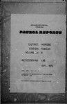 Patrol Reports. Morobe District, Kabwum, 1971 - 1972