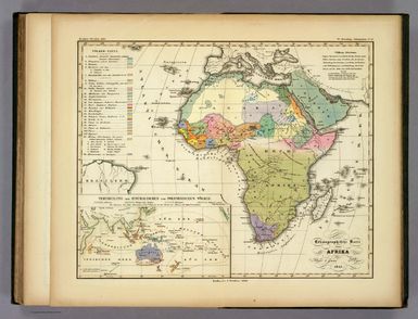 Ethnographische Karte von Afrika von HBgs. Potsd. 5 Juni 1845. 8te Abtheilung: Ethnographie No 16. Gotha, bei J. Perthes. 1846.