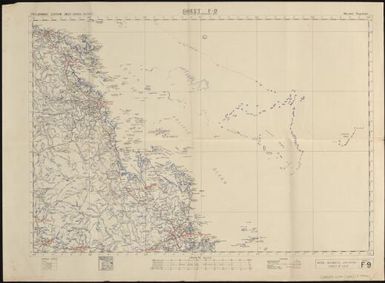 Australian aeronautical map (Sheet F9)