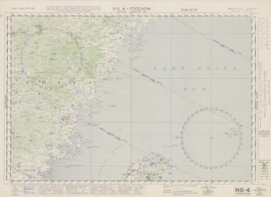 Australian aeronautical map: Foochow (Sheet NG4)