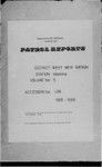 Patrol Reports. West New Britain District, Hoskins, 1968 - 1969