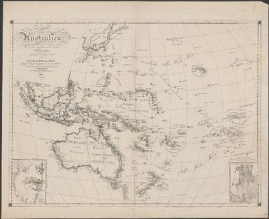 Charte von Australien nach den neuesten und besten Hübfsmitteln / entworfen und gezeichnet von Friedrich Wilhelm Streit, Konigl. Preussl. Hauptmann von der Artillerie ; C.R. Dreykorn, sculps