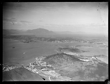 Aerial view of Noumea City and Harbour, New Caledonia