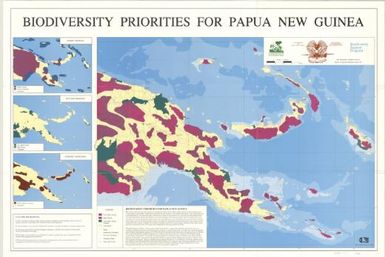 Biodiversity priorities for Papua New Guinea / produced by Conservation International ; [Terry Hiltz and Andy Mitchell produced the final cartography ; Bruce Beehler ... [et al.] drafted and edited the accompanying text]