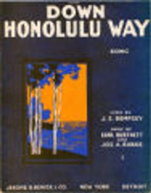 Down Honolulu way : song