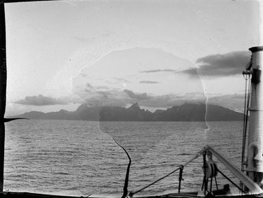 [Seascape taken from a ship]