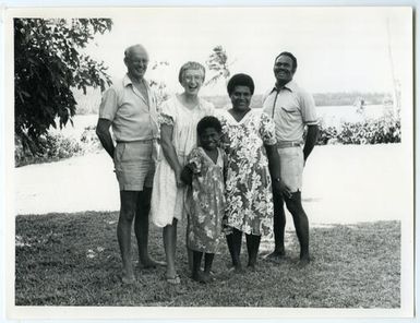 Pastor William and family with Rev. Bill Francis