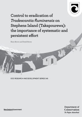 Control to eradication of Tradescantia fluminensis on Stephens Island (Takapourewa): the importance of systematic and persistent effort