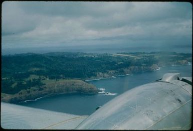 Approaching Norfolk Island on return to New Zealand