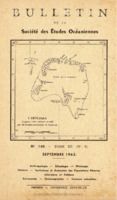Bulletin de la Société des Études Océaniennes numéro 140