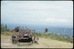 Rabaul Coastwatcher's Memorial, rusting artillery displayed