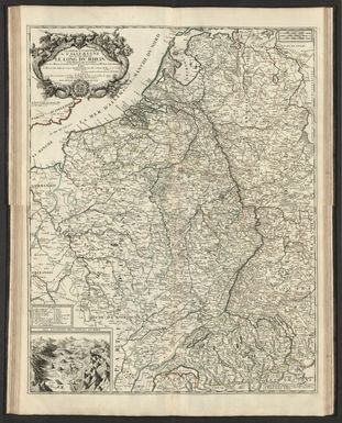 Composite map of) La Partie Occidentale de l'Allemagne.