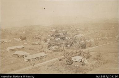 Lautoka from Mill chimney, after hurricane