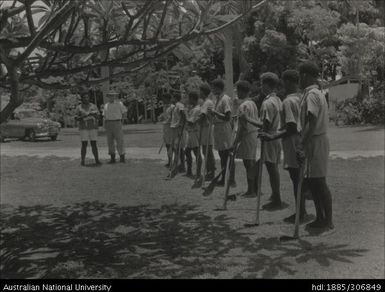 Officers instructing Farmers