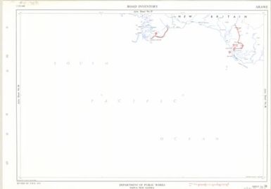 Papua New Guinea road inventory, July 1975: Arawe (Sheet 38)