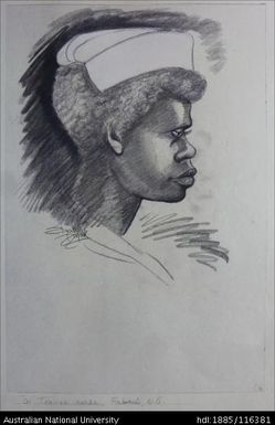 a trainee nurse, Rabaul, N.G