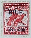 Stamp: New Zealand - Niue One Shilling