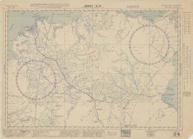 Australian aeronautical map (Sheet D6)