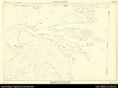 Papua New Guinea, Kiwai, Road Inventory Series, Sheet 14, 1:250 000, 1967