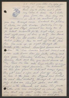 [Letter from Cornelia Yerkes, June 3, 1945]