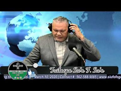 Evening Session with Tuila'epa Su'a. 3/10/20